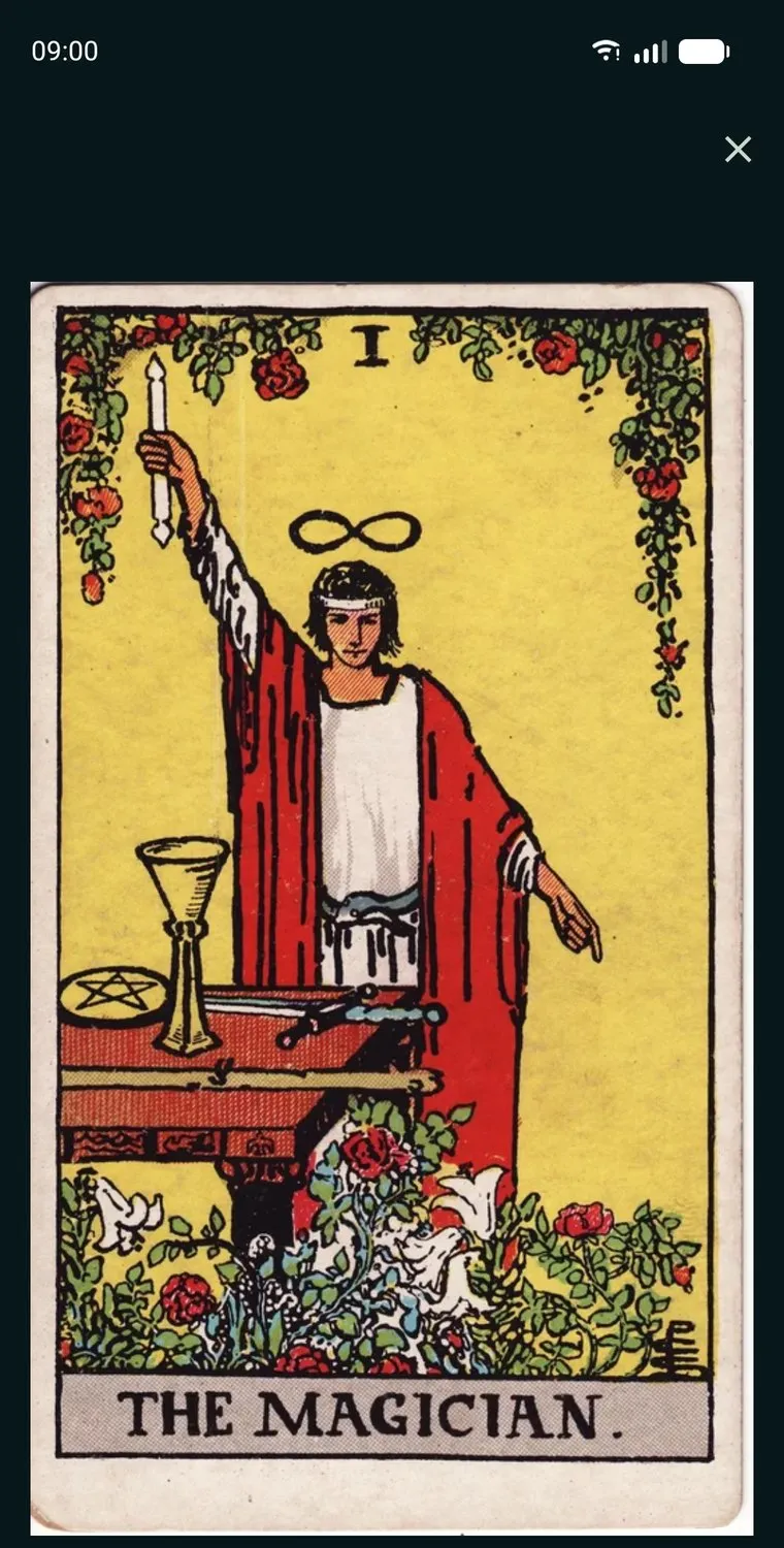The Magician's 1909 artwork, full screen